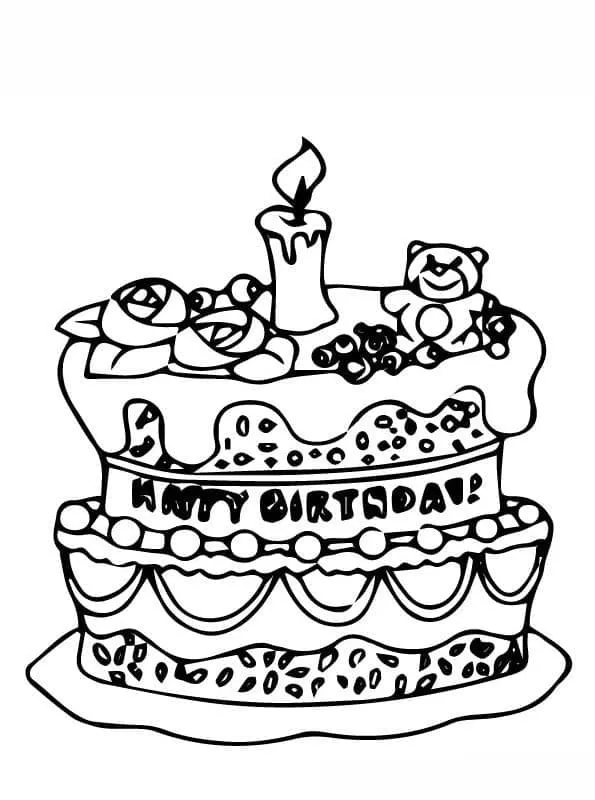 Gâteau Anniversaire 13